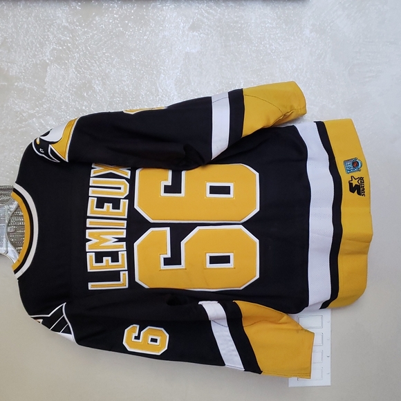 NHL Pittsburgh Lemieux Penguins jersey L Authentic - Picture 7 of 9